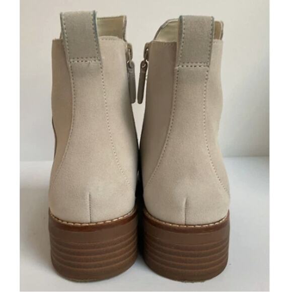 Cole Haan Waterproof Ivory Suede Ankle Boots – Size 7.5 – Never Worn - Picture 3 of 14